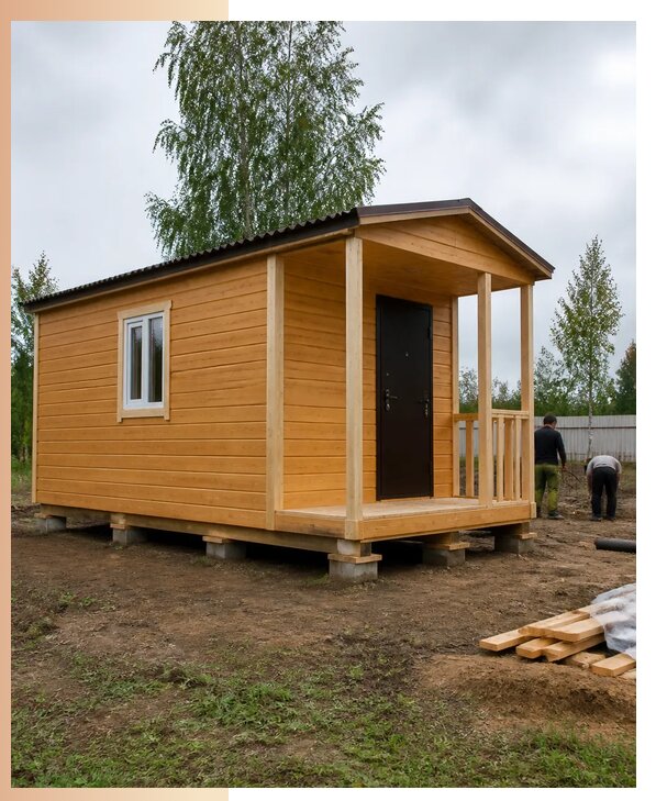 Недорогие дачные домики в Аксае с изготовлением и доставкой